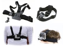 ZESTAW 2w1 SZELKI + OPASKA NA GŁOWĘ do GoPro HERO 4 3+ 3 2 1 GoPro