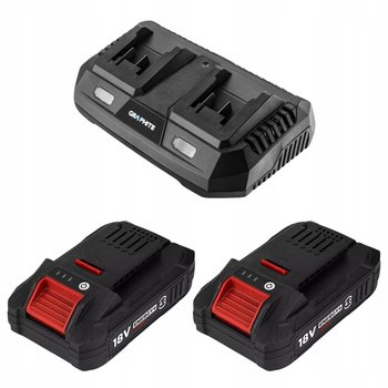 Zestaw 2x Akumulator 4Ah + Ładowarka Podwójna Bateria BOOST UP GRAPHITE NEO - GTX Poland