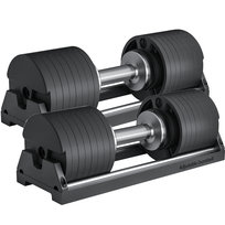 ZESTAW 2X HANTLA HANTLE REGULOWANE CZARNE 40KG METALOWE SNODE NOWOCZESNE