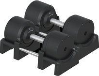 ZESTAW 2X HANTLA REGULOWANA 41,5 kg Sztangielka Czarna regulacja co 1,5kg