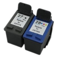 Zestaw 2X Tusz Do Hp 27 Xl Hp 28 Deskjet 3700 3320 3420 3520 Xl Zamiennik HP