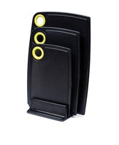 ZESTAW 3 DESEK ANTYPOŚLIZGOWYCH + STOJAK - CZARNE