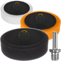 Zestaw 3 Gąbek Polerskich Pady na Wiertarkę 145mm XTROBB Xtrobb