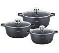 ZESTAW 3 GARNKÓW 2,3 / 4,5 / 6.5L KINGHOFF KH-1606 - KINGHoff