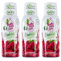 Zestaw 3 koncentratów do Saturatora FruttaMax Malina Light bez Cukru , 3x 500 ml