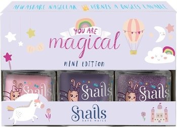 Zestaw 3 mini-lakierów Unicorn: Hope, Loving, Prom Girl, 3 x 7ml, Snails - Snails