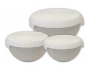 Zestaw 3 misek kuchennych BIO 1,5-3-6 L z  pokrywami