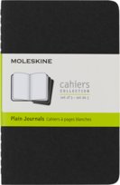 Zestaw 3 notesów Moleskine Cahier Journals P A6 (9x14cm) gładki, czarny, 64 strony Moleskine