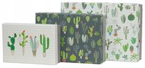 Zestaw 3 pudełek Goldbuch Cactus Box na prezent