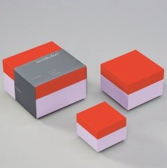 Zestaw 3 pudełek na zdjęcia Semikolon - tangerine/lavender - Semikolon