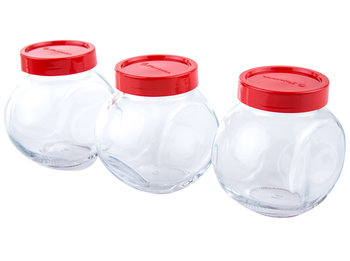 Zestaw 3 słoików z pokrywką plastikową Bella 200 ml PASABAHCE - Pasabahce