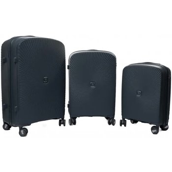 Zestaw 3 walizek KEMER RGL PP2401 Dark grey - KEMER