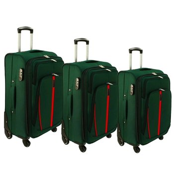 Zestaw 3 walizek PELLUCCI RGL S-020 Zielone - Inna marka