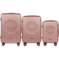 Zestaw 3 Walizek Wings Swallow 3.0 ROSE GOLD