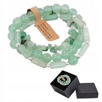 Zestaw 3 X Bransoletka Męska 5-8 Mm Kamień Naturalny Awenturyn Aventurine Ann Eivor