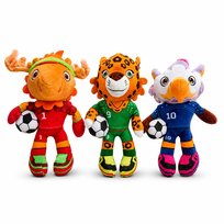 ZESTAW 3 X MASKOTKA PIŁKA NOŻNA MUNDIAL MISTRZOSTWA ŚWIATA 2026 MAPLE ZAYU Inna marka