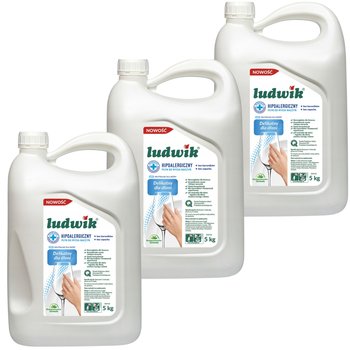 Zestaw 3x płyn do mycia naczyń Ludwik Hipoalergiczny 5kg - Ludwik
