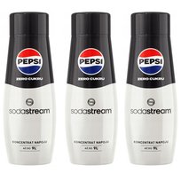 Zestaw 3x Syrop PEPSI MAX 440 ml SODASTREAM Koncentrat do Wody z Saturatora