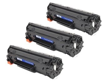 Zestaw 3x toner do HP CE285A / 85A LaserJet P1102 P1102w czarny zamiennik - HP