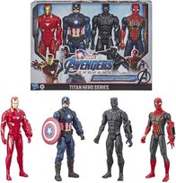 Zestaw 4 figurek AVENGERS ENDGAME HASBRO E5863 IRON MAN, KAPITAN AMERYKA, CZARNA PANTERA, SPIDERMAN Hasbro