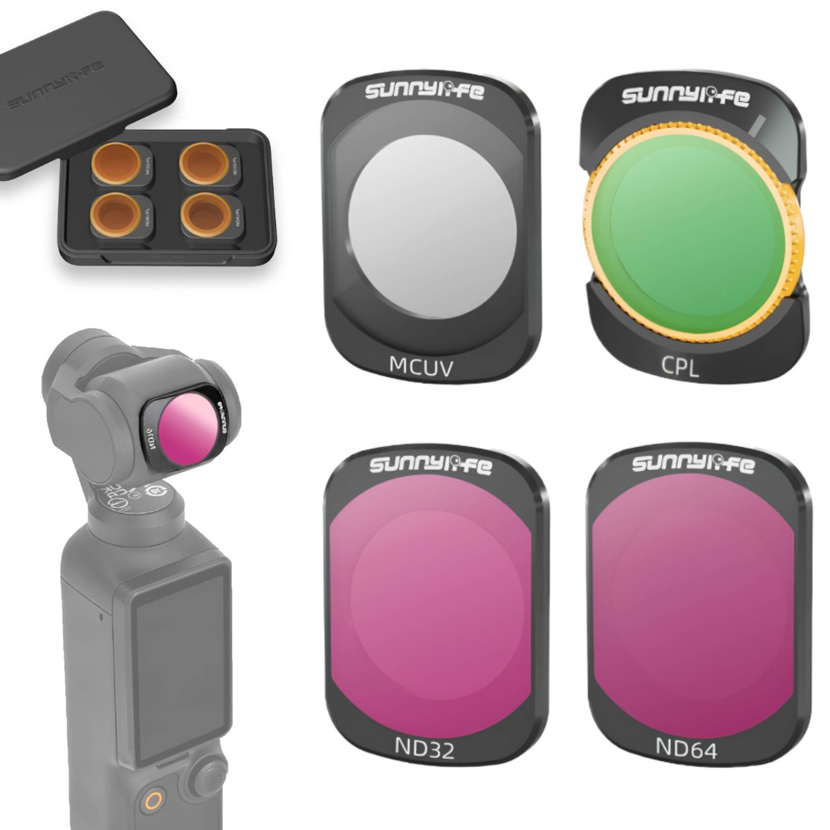 DJI Juego de filtros ND magnéticos Osmo Pocket 3