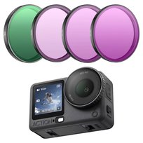 ZESTAW 4 FILTRÓW MIX DO KAMERY DJI OSMO ACTION 6 - CPL / ND8 / ND16 / ND32