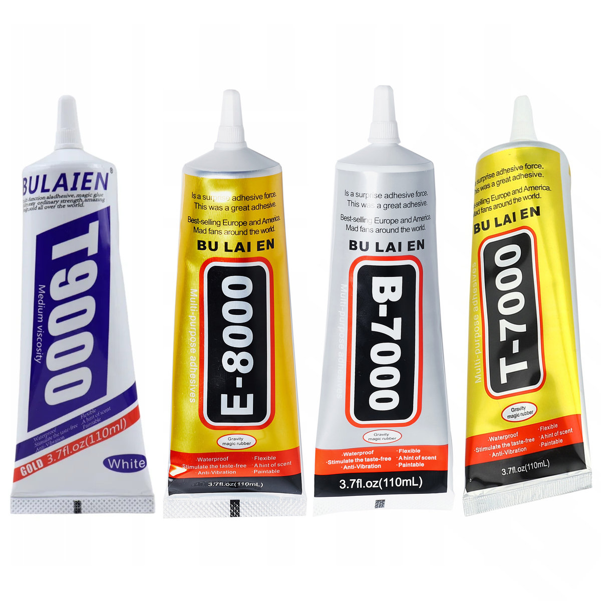 Zestaw 4 klei T-9000 T-7000 E-8000 B-7000 do montażu 110 ml