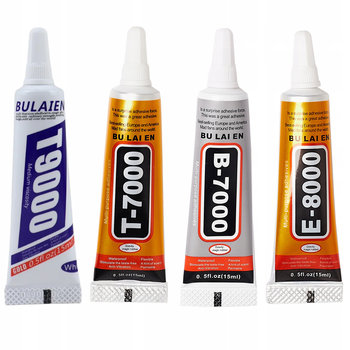 Zestaw 4 Klei Uniwersalnych T-9000 T-7000 E-8000 B-7000 15 ml Do Montażu LCD Naprawa GSM Techrebal - Techrebal