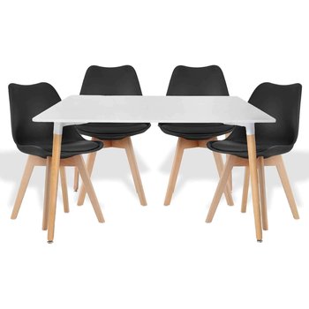 Zestaw 4 krzesła Tulip + stół Lars - BEGRYF