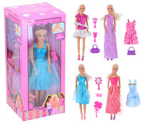 Zestaw 4 lalek z ubrankami akcesoria EDDY TOYS