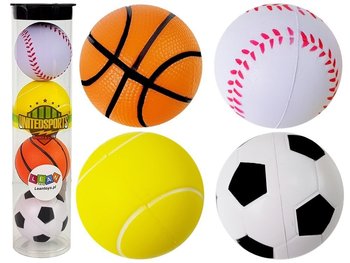 Zestaw 4 Miękkich Piłek Piłeczek Do Dyscyplin Sportowych Golf Tenis Piłka Nożna - lean