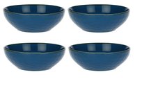 Zestaw 4 misek do sałatek Concerto Blu Avio - Granatowy, 20 cm