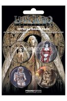 zestaw 4 przypinek Luis Royo BP80132 Inna marka
