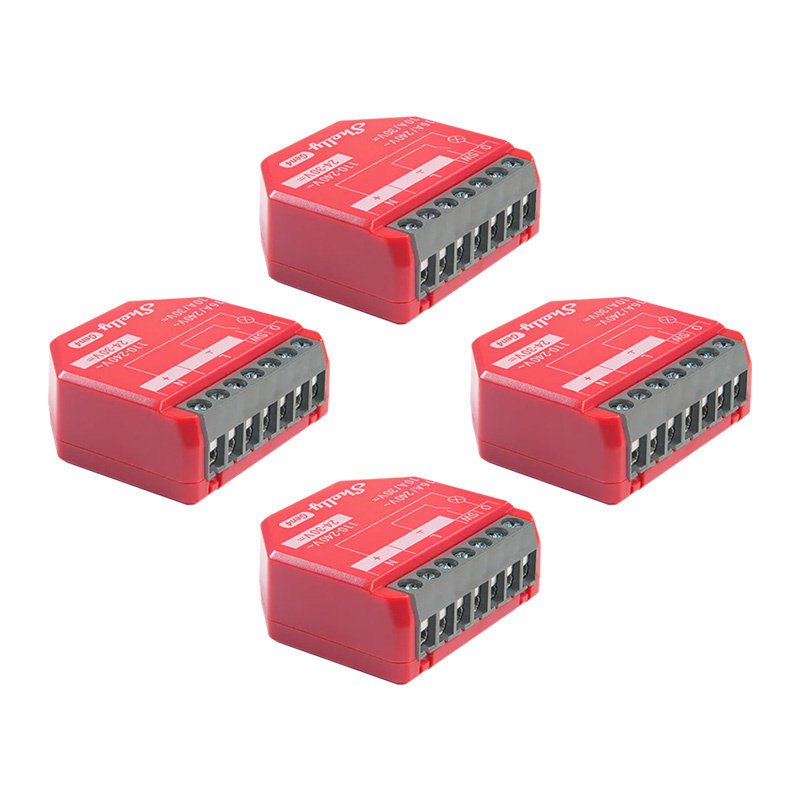 ZESTAW 4 STEROWNIKÓW SHELLY 1 PM GEN4 ZIGBEE/MATTER DO SMART HOME ...