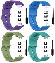 ZESTAW 4 SZTUKI PASEK OPASKA BRANSOLETA DO HUAWEI WATCH FIT 15 KOLORÓW