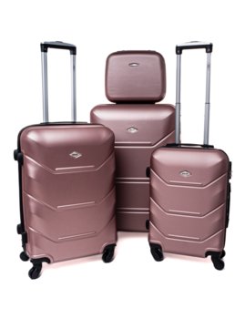 Zestaw 4 walizek PELLUCCI RGL 720 Rose red - PELLUCCI