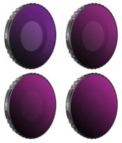 Zestaw 4X Filtr Szary do DJI Osmo Action 4 - ND8 / ND16 / ND32 / ND64