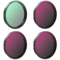Zestaw 4X Filtry do DJI Osmo Action 3, 4, 5 PRO - CPL / ND16 / ND32 / ND64