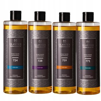 Zestaw 4x Glantier Męski Olejek pod Prysznic 400 ml - inna