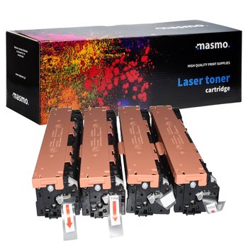 Zestaw 4X Toner Masmo Do Hp Cb540A-Cb543A Laserjet Cp1215 1515 Cp1518 Cmyk Zamienniki - HP