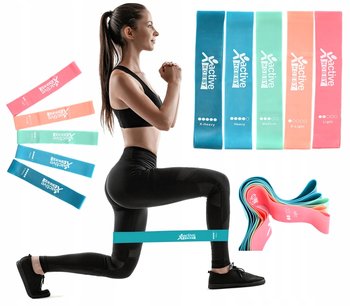 Zestaw 5 Gum do Ćwiczeń Mini Band Fitness - Active Hobby