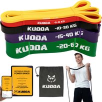 ZESTAW 5 GUM DO ĆWICZEŃ POWER BAND gumy oporowe