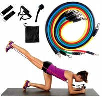 ZESTAW 5 GUM GUMY OPOROWYCH DO TRENINGU ĆWICZEŃ OPOROWE FITNESS CROSSFIT