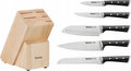 Zestaw 5 noży TEFAL Ice Force + drewniany blok 6el.&nbsp;-&nbsp;Tefal