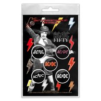 zestaw 5 szt. przypinek AC/DC - BOLT ARRAY Inna marka