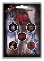 zestaw 5 szt. przypinek DEATH - ALBUMS Inna marka