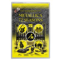 zestaw 5 szt. przypinek METALLICA - 72 SEASONS Inna marka