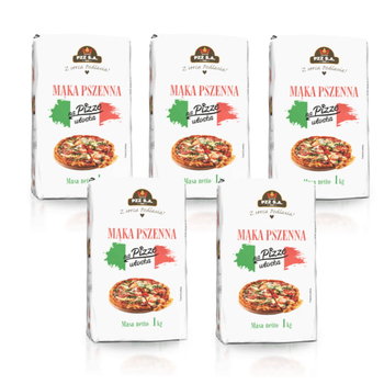 ZESTAW 5x Mąka na Pizze Włoska TYP 1kg
