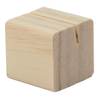 Zestaw 6 drewnianych stojaków do etykiet kredowych