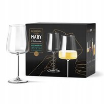 Zestaw 6 kieliszków wino białe 400 ml Mary Bohemia Prestige